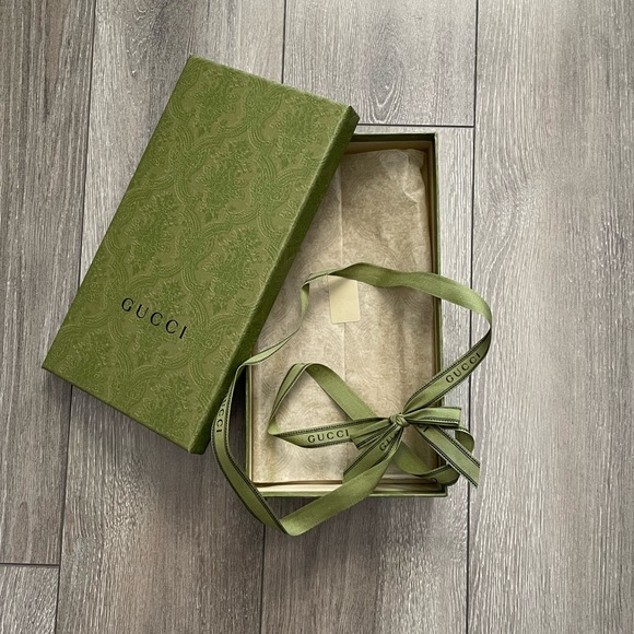 Gucci Party Supplies Gucci Gift Box With Ribbon Poshmark